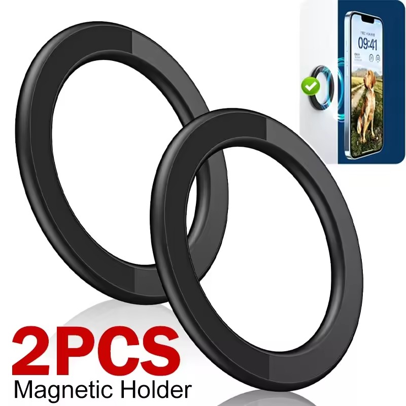 Phone Accessories Holder Car - حامل حلقي مغناطيسي لاصق قوي متوافق