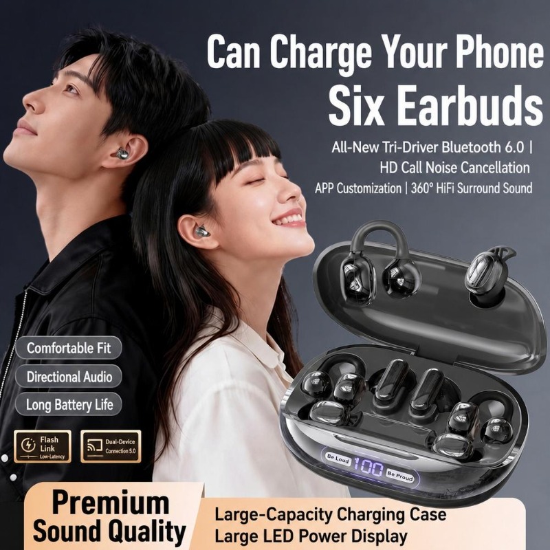 سماعة أذن لاسلكية جديدة 3 في 1 - مراجعة Phone Accessories Amazon وسعره