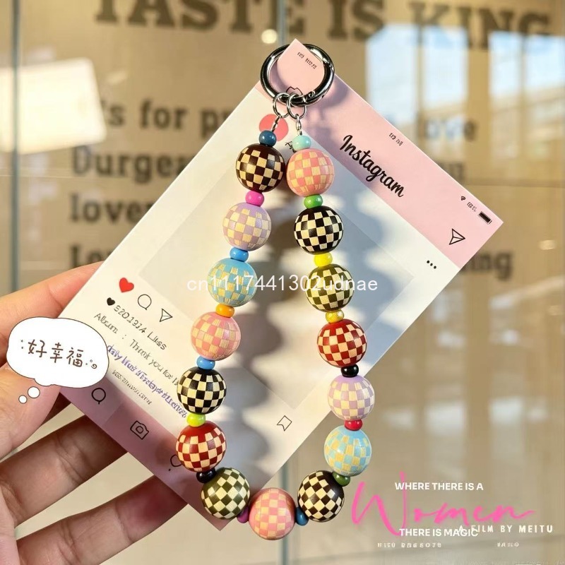 سلسلة هاتف خشبية أصلية مزينة ب - مراجعة Phone Accessories Charms وسعره